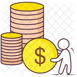 Coins Stack  Icon