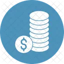 Coins Stack Currency Finance Icon