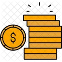 Coins Stack Money Cash Icon