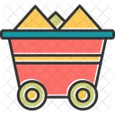 Cola Cart Cart Mine Cart Icon