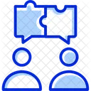 Colaboracao Discussao Trabalho Em Equipe Ícone