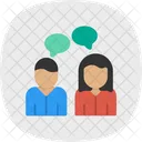 Colaboracao Discussao Grupo Focal Icon