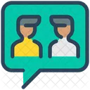 Colaboración en equipo  Icono