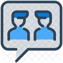 Colaboración en equipo  Icono