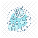 Flujo De Trabajo Colaboracion Colaboracion Inadecuada Icono