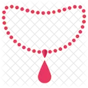 Colar De Perolas Com Pingente De Diamante Colar Joias Ícone