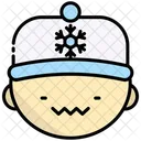 Cold Emoji Face Icon