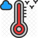 Cold Low Snowflake Icon