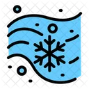 Cold Air Weather Snowflake Icon