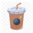 Cold Coffee Iced Coffee Takeaway Drink Icon