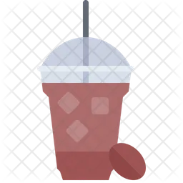 Cold Coffee Glass  Icon