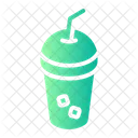 Cold Drink Ice Cubes Icon