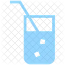 Cold Drink Glass Ice Icon