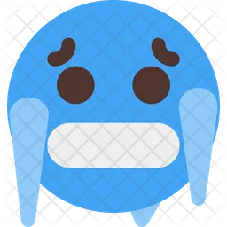 Cold Face Emoji Icon