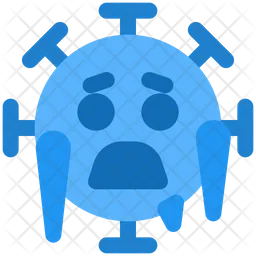 Cold Face Emoji Icon