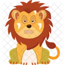 Cold Lion Cold Shivering Icon