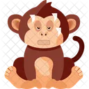 Cold Monkey Cold Shivering Icon