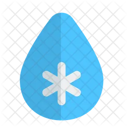 Cold raindrop  Icon