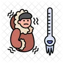 Cold Coat Winter Icon
