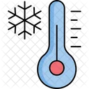 Cold Temperature Cold Weather Forecast Icon
