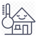 Cold Home House Icon