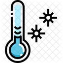 Cold Temprature Cold Thermometer Icon
