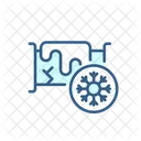 Cold water pipeline  Icon