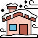 Cold Wave Snowflake Windy Icon