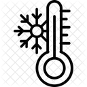 Cold Weather Frost Low Temperature Icon
