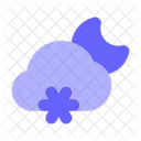 Cold Weather Snow Cloud Icon