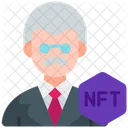 Coleccionista de nft  Icono