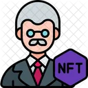 Coleccionista de nft  Icono