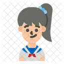 Chica de escuela  Icon