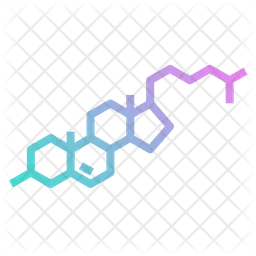 Colesterol molecular  Ícone