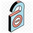 Colgador De Puerta Colgador De Etiqueta De Puerta Servicios De Habitacion Icono