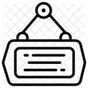 Etiqueta Pancarta Tablero Icono