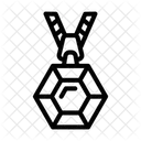 Colgante de diamantes  Icono