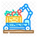Colhedor De Frutas Robo Ícone