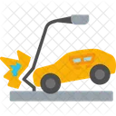 Colisão de carro  Ícone