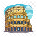 Rome Colosseum Building Icon