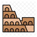 Rome Colosseum Building Icon
