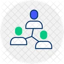 Collaboration Teamwork Interconnectedness Icon