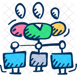 Collaboration Icon Of Doodle Style Available In Svg Png Eps Ai Icon Fonts
