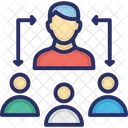 Collaboration Leadership People Group Icon