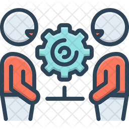 Collaboration Icon Of Colored Outline Style Available In Svg Png Eps Ai Icon Fonts