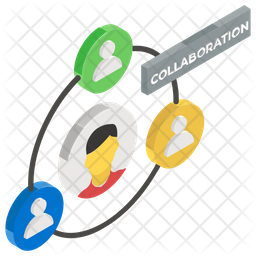 Collaboration Icon Of Flat Style Available In Svg Png Eps Ai Icon Fonts