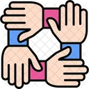 Collaboration Cooperation Solidarity Icon