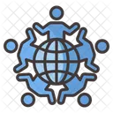 Network Teamwork Collaboration Icon