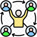 Collaboration Organization Team Icon