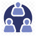 Collaboration Teamwork Connection Icon